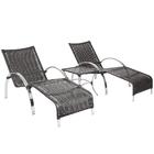 2 Espreguiçadeiras 1 Mesa De Centro Buzios Piscina Jardim Var