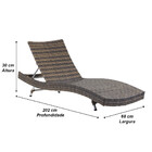 2 Espreguiçadeiras Bona E Mesa Grécia Em Alumínio Com Balde P