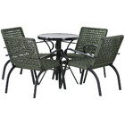 2 Espreguiçadeiras E Cadeiras E Mesa Corda Náutica Mesa Pisci