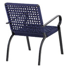 2 Espreguiçadeiras E Cadeiras E Mesa Corda Náutica Mesa Pisci