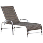 2 Espreguiçadeiras E Mesa Em Alumínio E Fibra Sintética Trama