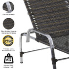 2 Espreguiçadeiras E Mesa Em Alumínio E Fibra Sintética Trama