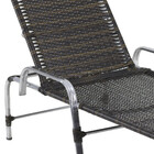 2 Espreguiçadeiras E Mesa Em Alumínio E Fibra Sintética Trama