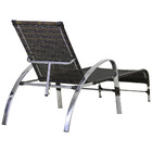 2 Espreguiçadeiras Garden E Mesa Em Alumínio Para Piscina Tra