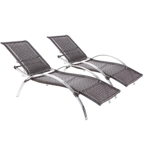 Conjunto2 Espreguicadeiras Ipanema Pedra Ferro Piscina Jardim Varanda Aluminio Leroy Merlin