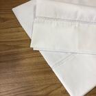 2 Fronhas Brancas Ponto Palito Percal 50x70cm - Casa Paloma