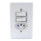 2 Interruptores Paralelos + Tomada 10a Linha Gelo Radial