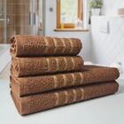 2 Jogos De 4 Toalhas 4 Banho 4 Rosto Dubai 100% Algodão Vd+mr