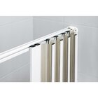 2 Kits Box Frontal De Pvc 185x100cm Sanfonado Bcf Branco