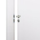 2 Kits Porta De Madeira Lisa 215x84cm Com Batente De Mdf Ultr