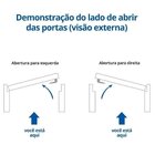 2 Kits Porta De Madeira Lisa 215x84cm Com Batente De Mdf Ultr