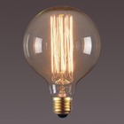 2 Lâmpada Filamento Carbono Retro G95 40w 220v T Edison