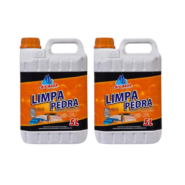 2 Limpa Pedra 5 Litros Cris Água