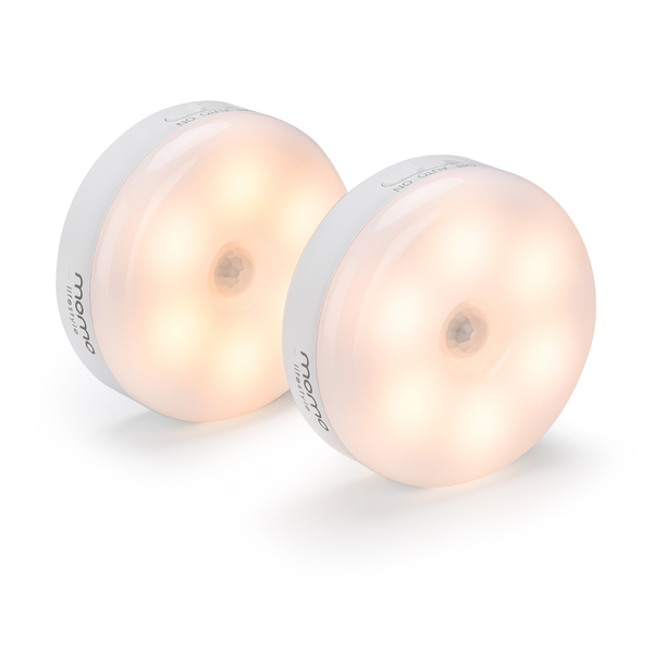2 Luzinha ® Momo Lifestyle - Luminária Led Com Sensor De Pres