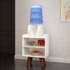 2 Mesa De Cabeceira Branco Com Pezinho Palito Retro Multiuso