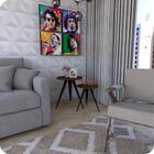 2 Mesinhas Lateral De Canto Para Sala E Quarto Redonda P.m