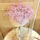 2 Mini Buquês Gypso Mosquitinho Rosa E Branco Desidratada