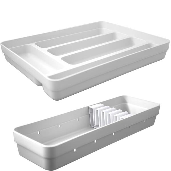 2 Organizadores De Gavetas Porta Talheres Porta Facas Gaveta