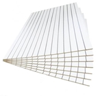 2 Paineis Canaletado - 1,22 X 0,61 + 50 Gancho 15cm + Canalet