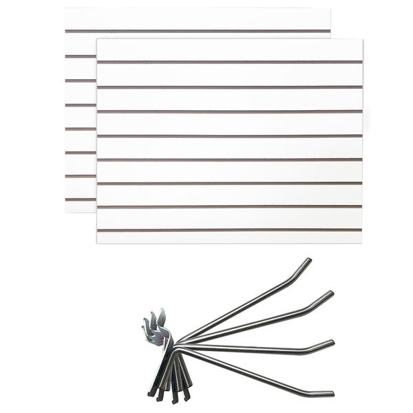 2 Paineis Canaletado Preto - 0,91 X 0,91 + 50 Gancho 20cm + C