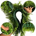 2 Painéis De Folhagens Artificiais Realistas Parede Verde Art