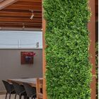 2 Painéis De Folhagens Artificiais Realistas Parede Verde Art