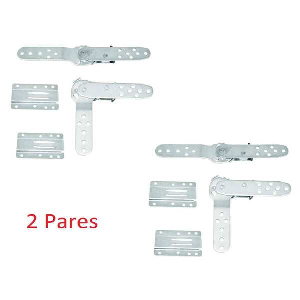 2 Pares Catraca Encosto Sofá C/sup 4 Estágios - Munhoz