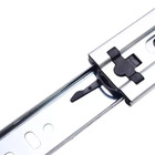 2 Pares De Corrediças Trilho Telescópico 25cm P/ Gaveta Móvel