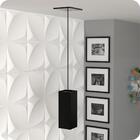 2 Pendente Industrial Preto Quadrado Moderno Luminária Elg