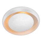 2 Plafon Redondo 20w 41cm E27 Branco Fosco Ambiente Interno