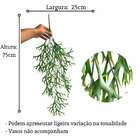 2 Plantas Artificiais De Chifre De Veado: Decoração Durável P