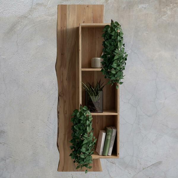 2 Plantas Artificial Pendente Premium Com (5 Galhos Cada) Aca