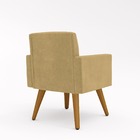 2 Poltronas Cadeiras Para Escritório – Balaqui Decor Capuccino