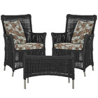 2 Poltronas E 1 Mesa Igapó Em Alumínio Pintura Fendi Corda Ná