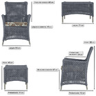 2 Poltronas E 1 Mesa Igapó Em Alumínio Pintura Fendi Corda Ná