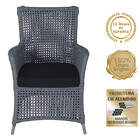 2 Poltronas E 1 Mesa Igapó Em Alumínio Pintura Fendi Corda Ná