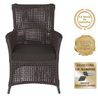 2 Poltronas E 1 Mesa Igapó Em Alumínio Pintura Preta Corda Ná