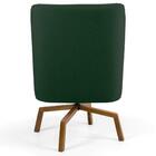 2 Poltronas Ka Madeira Pérsia C117 Verde Musgo