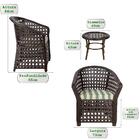 2 Poltronas Porto Rico - 1 Mesa Porto Rico (trama Colmeia Ped