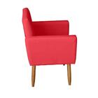 2 Poltronas Sala De Estar Escritório Nina Vermelho