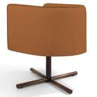 2 Poltronas Xis Madeira Betina B-262 Veludo Telha