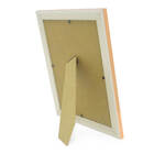 2 Porta Retrato Violeta Detalhe Tipo Mármore Branco 15x20cm C