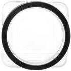 2 potes de vidro 800ml tampa metal preta gastro lyor porta ma