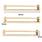 2 Prateleira De Madeira Para Livros E Decoração - Dulce Slim