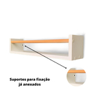 2 Prateleira Infantil Para Livros - Dulce Duo Mdf 40x10cm