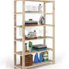 2 Prateleiras Multiuso 6 Andares P/ Quarto Ajl