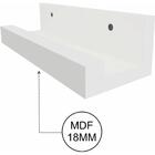 2 Prateleiras Porta Quadros Parede 30cm