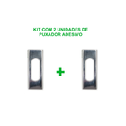 2 Puxadores Retangular Adesivo Para Armários, Box, Portas E J