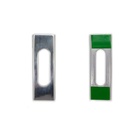 2 Puxadores Retangular Adesivo Para Armários, Box, Portas E J