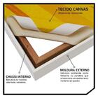 2 Quadros Decor Folhas Tropicais 01 60x90x4,4 Luven Bra